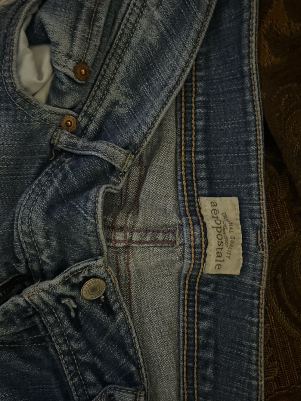 Aeropostale  Faded Blue Slim Straight Jeans
